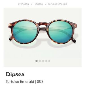 Sunski Dipsea Glasses in Tortoise and Emerald